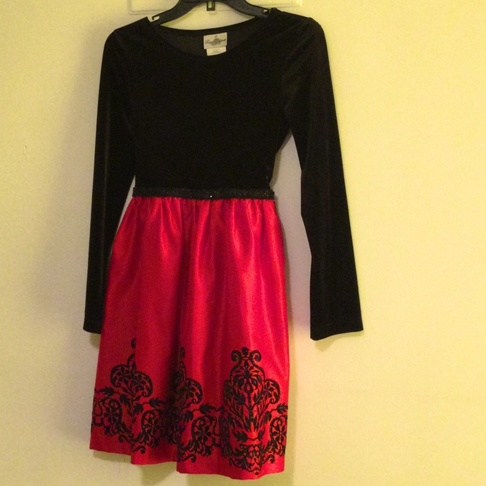 Red & Black Girl’s Dress